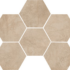 Keramiek tegels 18,2x21x1 cm Olivella sand hexagon*