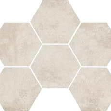 Keramiek tegels 18,2x21x1 cm Olivella cotton hexagon*