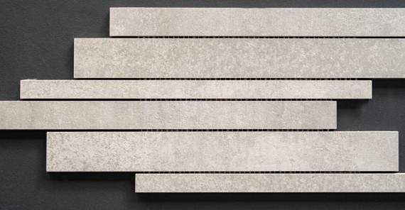 Keramiek tegels 21x40 Crudo grey mur* afbeelding 2
