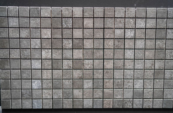 Keramiek tegels 30x30 Crudo grey moz* afbeelding 3