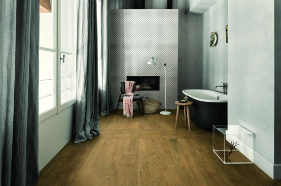 Keramiek tegels 25x150x1 cm Woodz Arianna naturel*