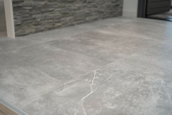 Keramiek tegels 90x90x1 cm Chiara grey* afbeelding 2