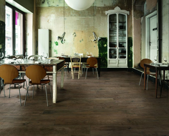 Keramiek tegels 25x150x1 cm Woodz Arianna brown*