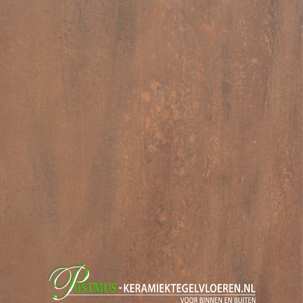 Keramiek tegels 80x80x1 cm Industrial corten*