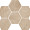 Keramiek tegels 18,2x21x1 cm Olivella sand hexagon*